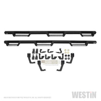 Westin/HDX 07-19 Chevrolet Silverado 2500 8ft Drop Wheel to Wheel Nerf Step Bars - Textured Black - Mammoth Racing -