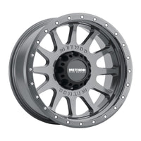 Method Mr605 NV 20x10 -24mm Offset 8x6.5 121.3mm CB Gloss Titanium Wheel - Mammoth Racing -
