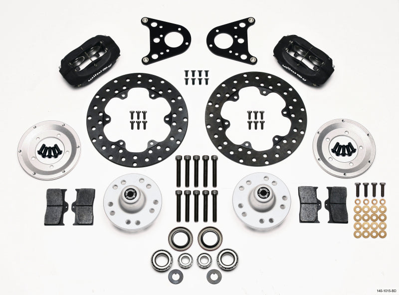Wilwood Forged Dynalite Front Drag Kit Drilled Rotor Art Morrison Strut - Mammoth Racing -
