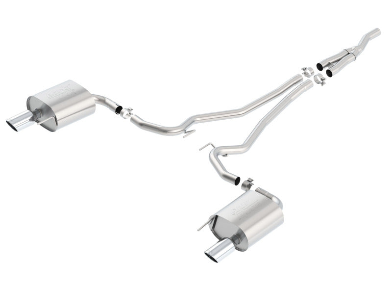 Borla Atak Cat Back 15-17 Ford Mustang 2.3L EcoBoost MT/AT 2.25in pipe 4in tip - My Store