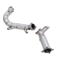 Catless High Flow 304 Stainless Exhaust Downpipe for Audi A5 2.0T
