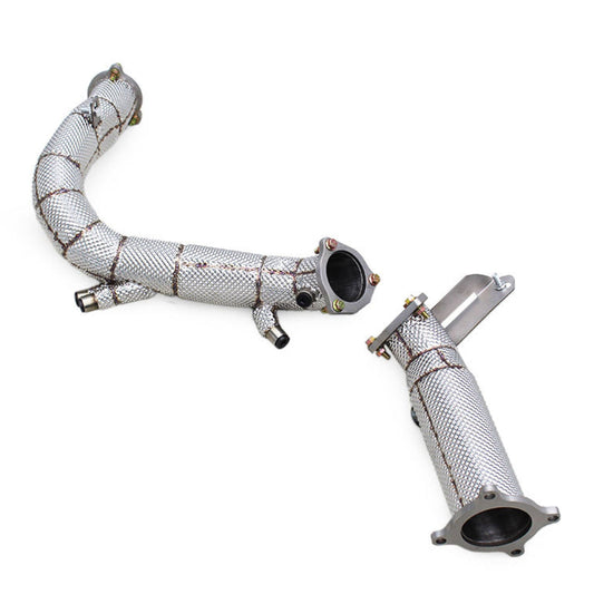 Catless High Flow 304 Stainless Exhaust Downpipe for Audi A5 2.0T