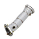 Single Catless High Flow Stainless Exhaust Downpipe for A4 A5 Q5 B9.5 2.0T