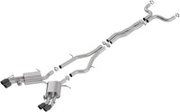 Borla 16-18 Cadillac CTS-V 6.2L V8 2.75in Diameter S Type Catback Exhaust w/ Valves Black Chrome Tip - Mammoth Racing -