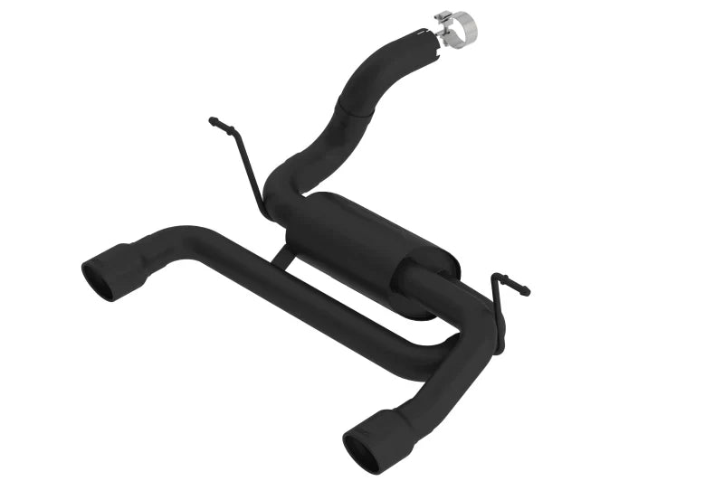 Borla 18-19 Jeep Wrangler JL/JLU 2.0L 4Cyl 2DR/4DR Touring Axle Back Exhaust w/ 3.5in Tips - Black - Mammoth Racing -
