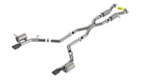 Borla 2021+ Dodge Durango SRT Hellcat 6.2L V8 AWD ATAK Cat-Back Exhaust System - Black Chrome Tips - Mammoth Racing -