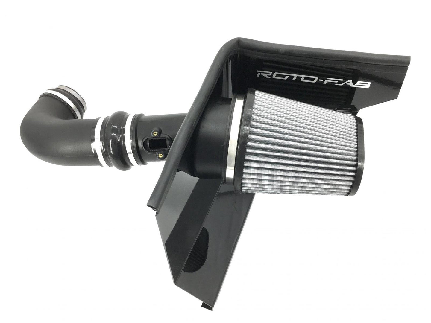 Camaro V6 Cold Air Intake 10-11 Camaro Dry Filter Roto-fab - Mammoth Racing -