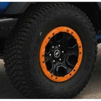 Ford Racing 2021+ Ford Bronco Functional Bead Lock Ring Kit - Orange - Mammoth Racing -