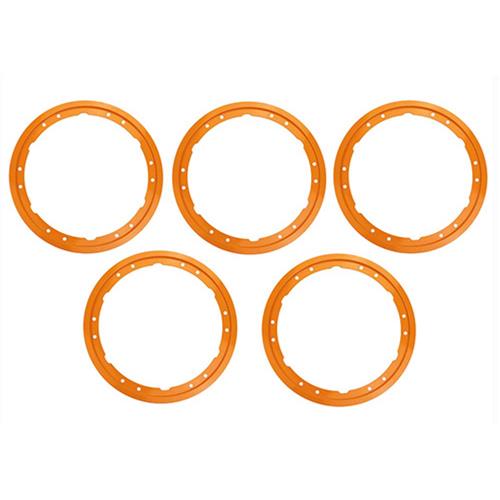 Ford Racing 2021+ Ford Bronco Functional Bead Lock Ring Kit - Orange - Mammoth Racing -