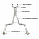 AWE Tuning Mercedes-Benz W205 AMG C63/S Coupe Track Edition Exhaust System (no tips) - Mammoth Racing -