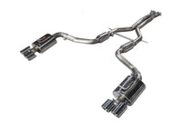 AWE Tuning Panamera Turbo Performance Exhaust System Track Edition Polished Silver Tips - Mammoth Racing -