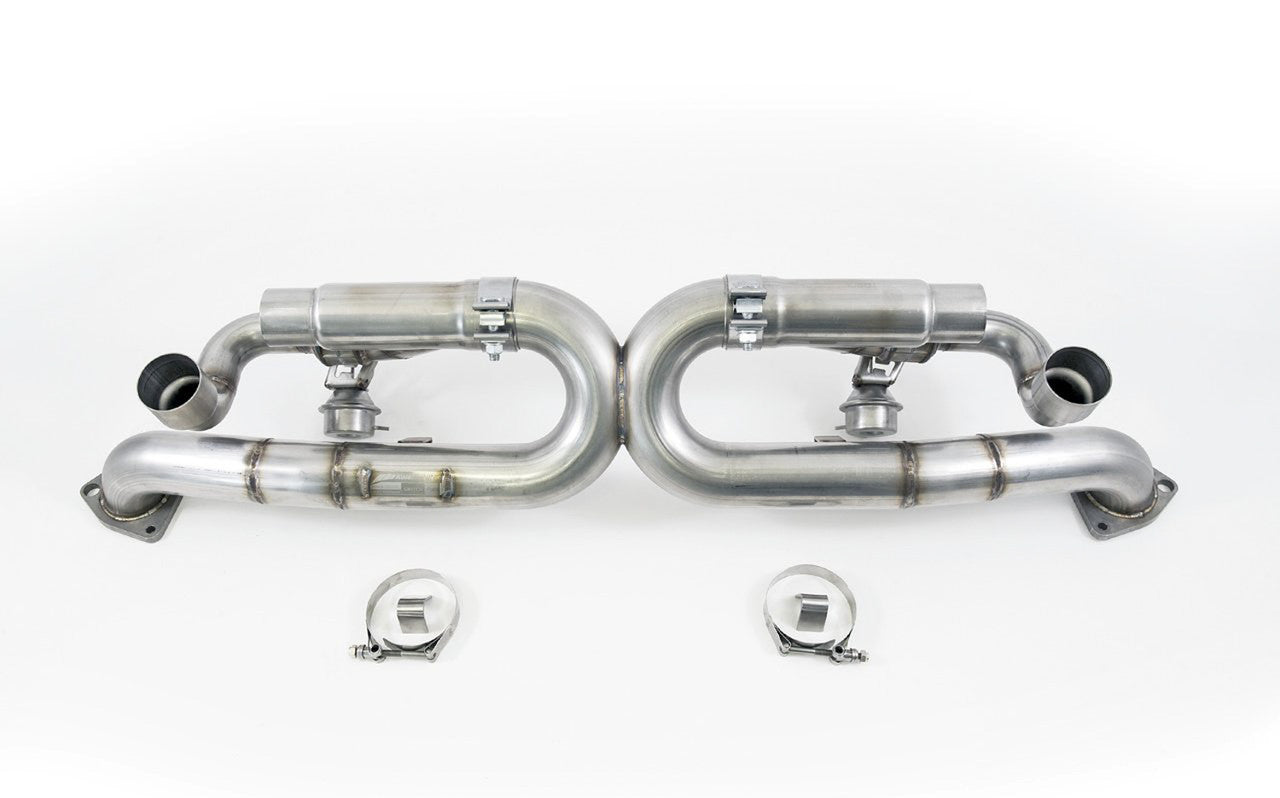 AWE Tuning Porsche 991 SwitchPath Exhaust for PSE Cars Chrome Silver Tips - Mammoth Racing -