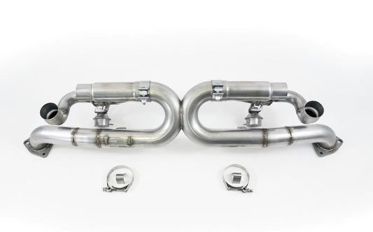 AWE Tuning Porsche 991 SwitchPath Exhaust for PSE Cars Chrome Silver Tips - Mammoth Racing -