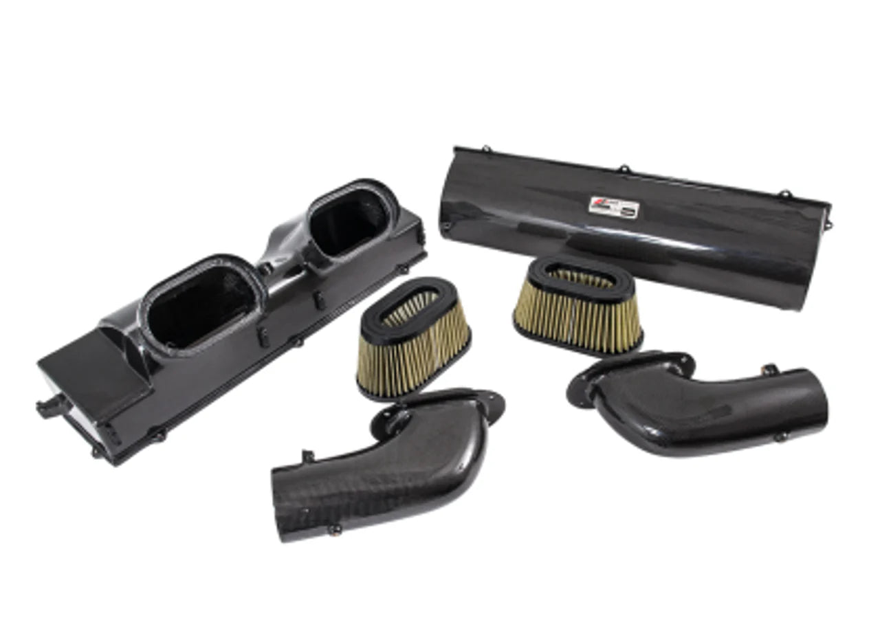 AWE Tuning Porsche 991 (991.2) Turbo and Turbo S S-FLO Carbon Intake - Mammoth Racing -
