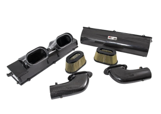 AWE Tuning Porsche 991 (991.2) Turbo and Turbo S S-FLO Carbon Intake - Mammoth Racing -