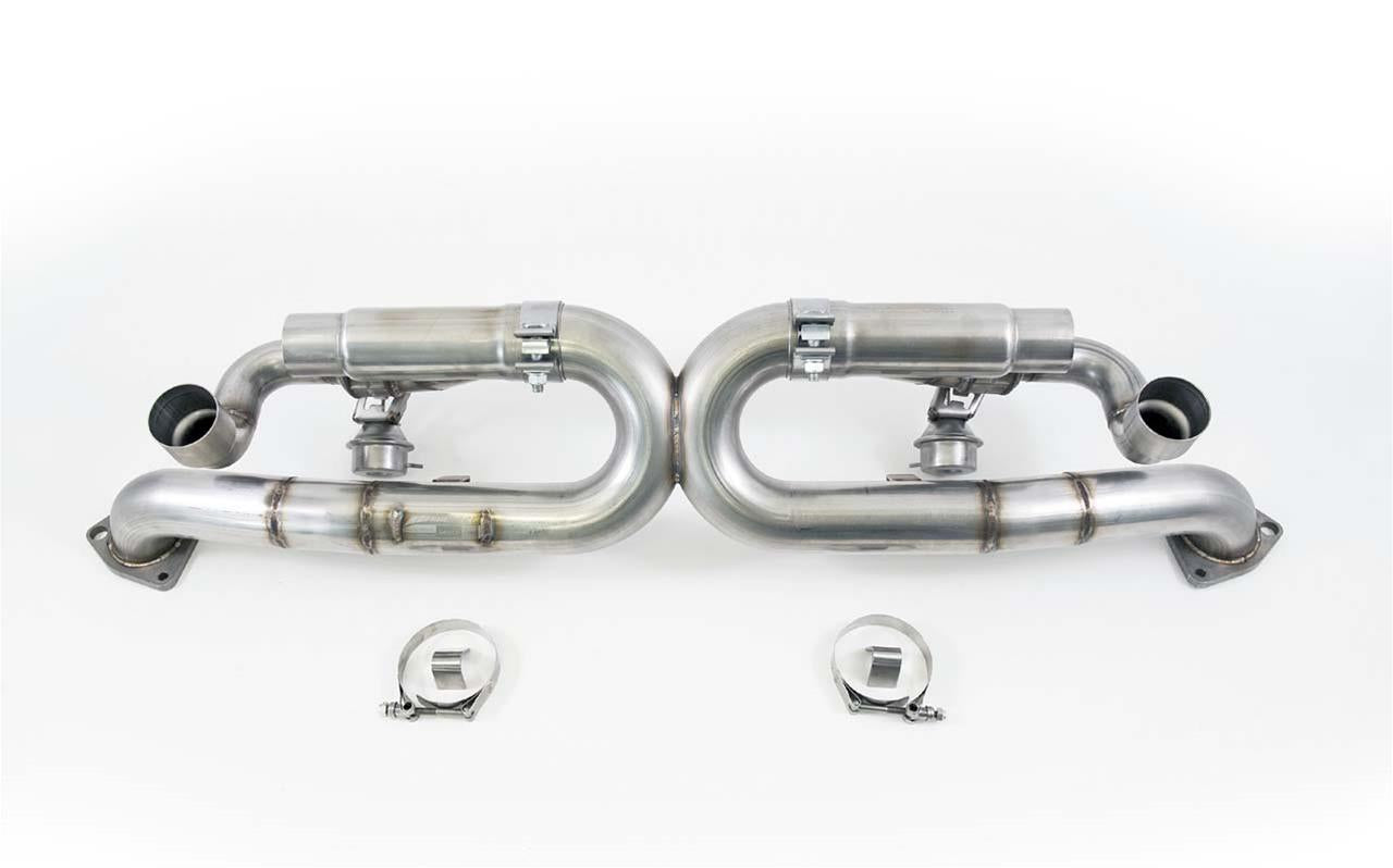 AWE Tuning Porsche 991 SwitchPath Exhaust for Non-PSE Cars Chrome Silver Tips - Mammoth Racing -