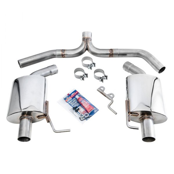 AWE Tuning VW CC 2.0T Touring Edition Performance Exhaust - Diamond Black Tips - Mammoth Racing -