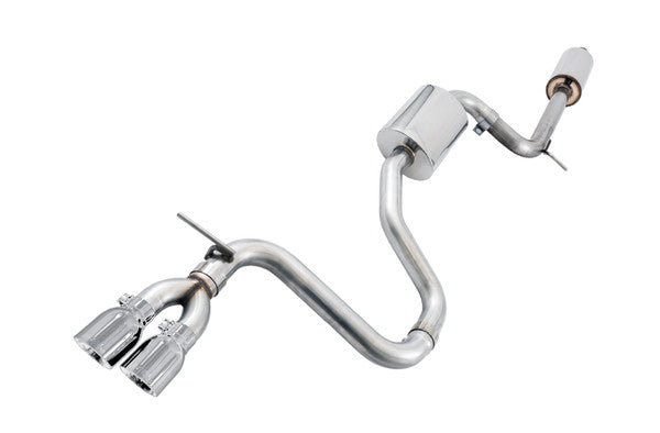 AWE Tuning VW MK7 Golf 1.8T Touring Edition Exhaust w/Chrome Silver Tips (90mm) - Mammoth Racing -