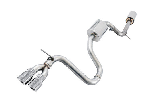 AWE Tuning VW MK7 Golf 1.8T Touring Edition Exhaust w/Chrome Silver Tips (90mm) - Mammoth Racing -