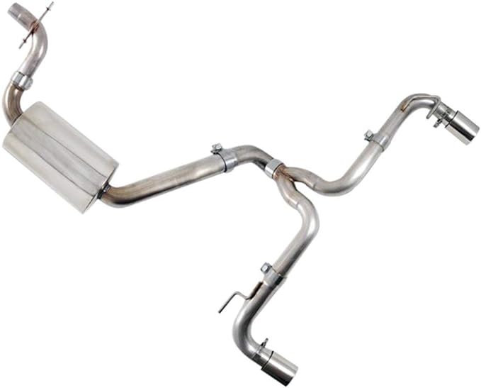 AWE Tuning Mk6 GTI Performance Catback - Diamond Black Round Tips - Mammoth Racing -