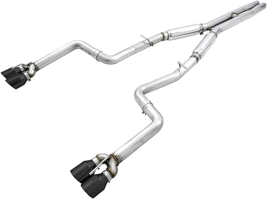 AWE Tuning 2015+ Dodge Challenger 6.4L/6.2L SC Track Edition Exhaust - Quad Diamond Black Tips - My Store
