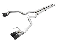 AWE Tuning 2018+ Ford Mustang GT (S550) Cat-back Exhaust - Track Edition (Quad Diamond Black Tips) - Mammoth Racing -