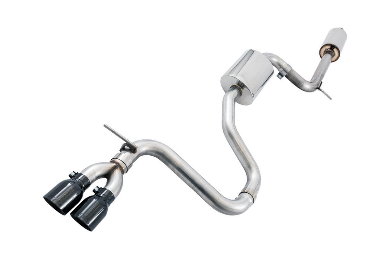 AWE Tuning VW MK7 Golf 1.8T Touring Edition Exhaust w/Diamond Black Tips (90mm) - Mammoth Racing -
