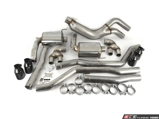 AWE Tuning 2019+ BMW M340i (G20) Non-Resonated Touring Edition Exhaust - Quad Diamond Black Tips - My Store