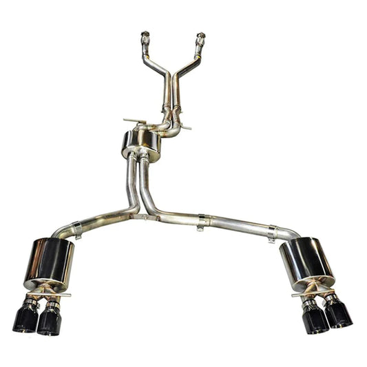 AWE Tuning Audi C7 A7 3.0T Touring Edition Exhaust - Dual Outlet Diamond Black Tips - My Store