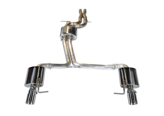 AWE Tuning Audi C7 A7 3.0T Touring Edition Exhaust - Dual Outlet Chrome Silver Tips - My Store