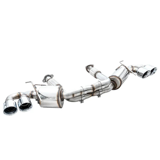 AWE Tuning 2020 Chevrolet Corvette (C8) Touring Edition Exhaust - Quad Diamond Black Tips - My Store