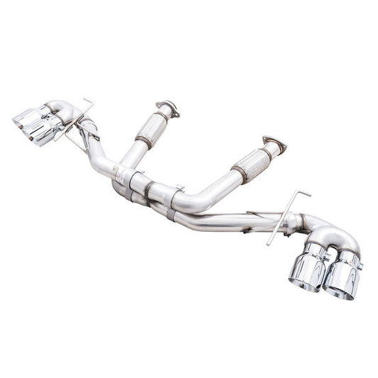AWE Tuning 2020 Chevrolet Corvette (C8) Track Edition Exhaust - Quad Chrome Silver Tips - My Store