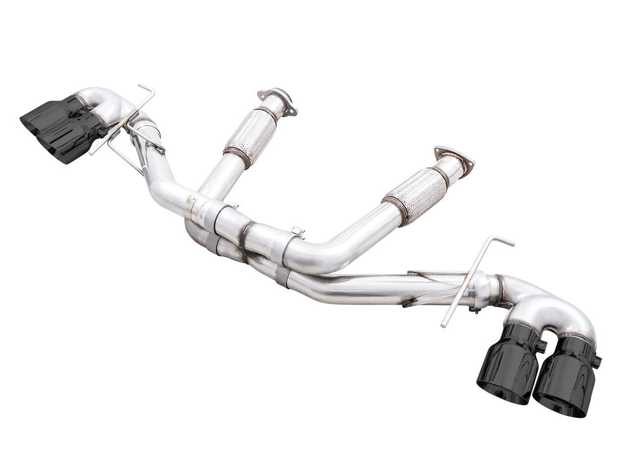 AWE Tuning 2020 Chevrolet Corvette (C8) Track Edition Exhaust - Quad Diamond Black Tips - My Store
