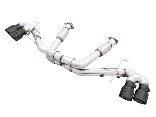 AWE Tuning 2020 Chevrolet Corvette (C8) Track Edition Exhaust - Quad Diamond Black Tips - My Store