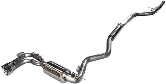 AWE Tuning BMW F3X 28i / 30i Touring Edition Axle-Back Exhaust Single Side - 80mm Black Tips - My Store