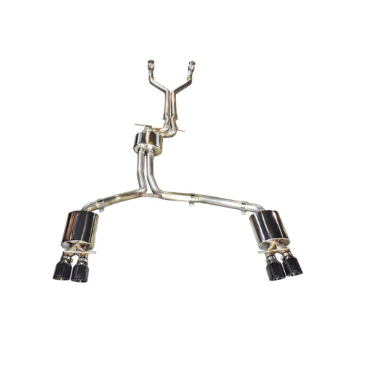 AWE Tuning Audi 8R SQ5 Touring Edition Exhaust - Quad Outlet Chrome Silver Tips - My Store