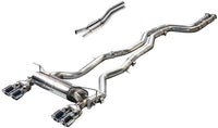 AWE Tuning BMW F3X 335i/435i Touring Edition Axle-Back Exhaust - Chrome Silver Tips (90mm) - My Store