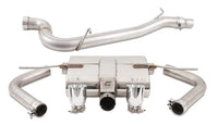 AWE Tuning Audi 8V A3 Touring Edition Exhaust - Dual Outlet Chrome Silver 90 mm Tips - Mammoth Racing -