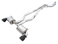 AWE 2020 Toyota Supra A90 Non-Resonated Touring Edition Exhaust - 5in Diamond Black Tips - My Store