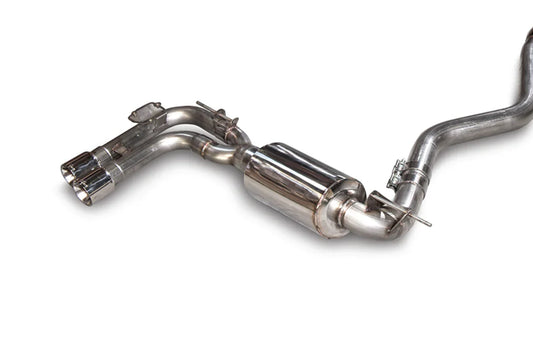 AWE Tuning BMW F3X N20/N26 328i/428i Touring Edition Exhaust Quad Outlet - 80mm Diamond Black Tips - My Store