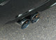 AWE Tuning Audi B7 A4 3.2L Touring Edition Quad Tip Exhaust - Diamond Black Tips - Mammoth Racing -