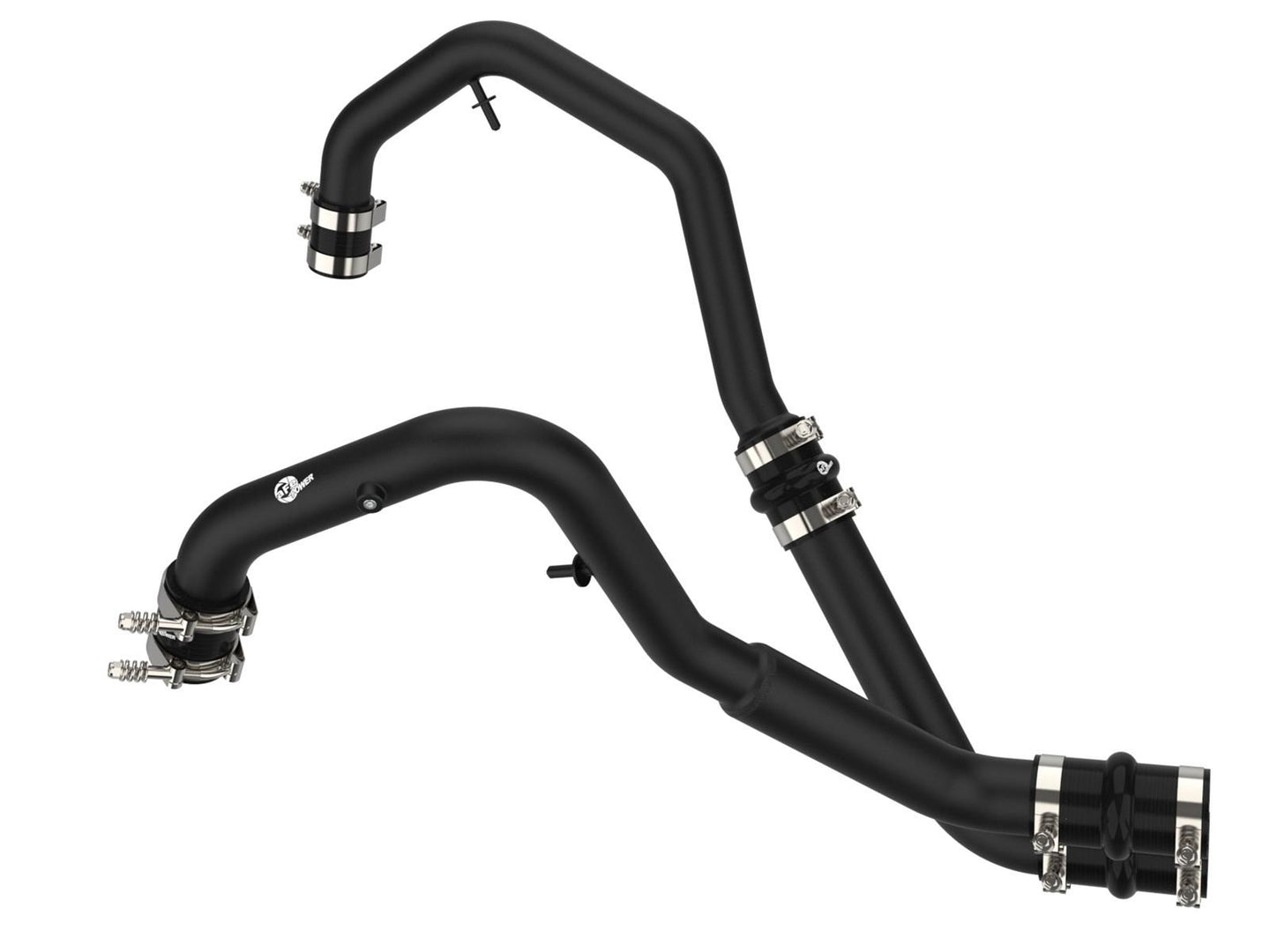 aFe Bladerunner Intercooler Hot Charge Pipe Black 2-2.5in 2021+ Ford F-150 V6-2.7L (tt) - Mammoth Racing -