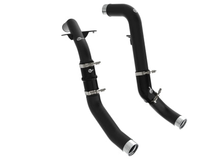 aFe RAM 1500 20-22 V6-3.0L (td) BladeRunner 2-1/2 in & 3in Aluminum Hot & Cold Charge Pipe Kit Black - My Store