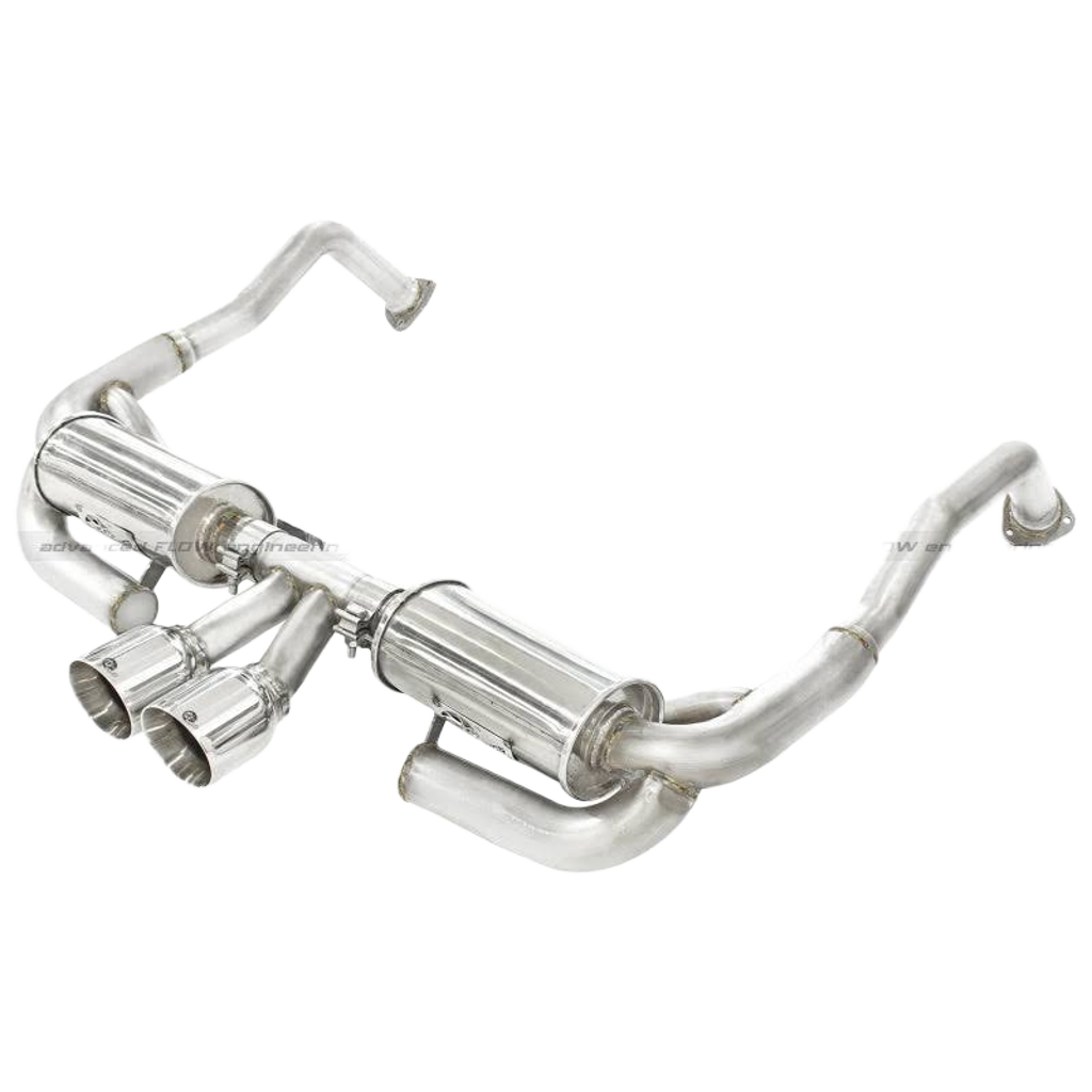 aFe ELITE 05-12 Porsche Boxster S (987.1-987.2) H6 3.4L 304SS Dual Cat-Back w/Dual Polished Tip Exht - GT3 Racing