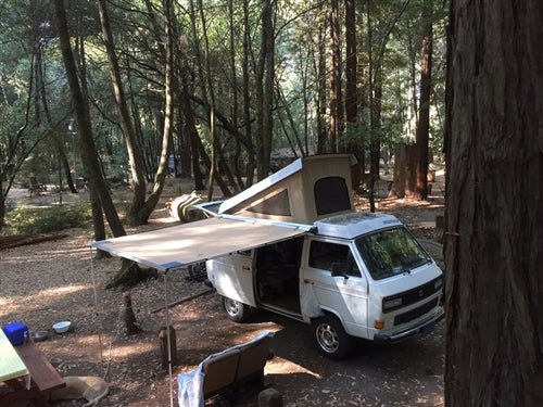 ARB Aluminum Awning Kit w/ Light 8.2ft x 8.2ft Includes Light Installed - Mammoth Racing -