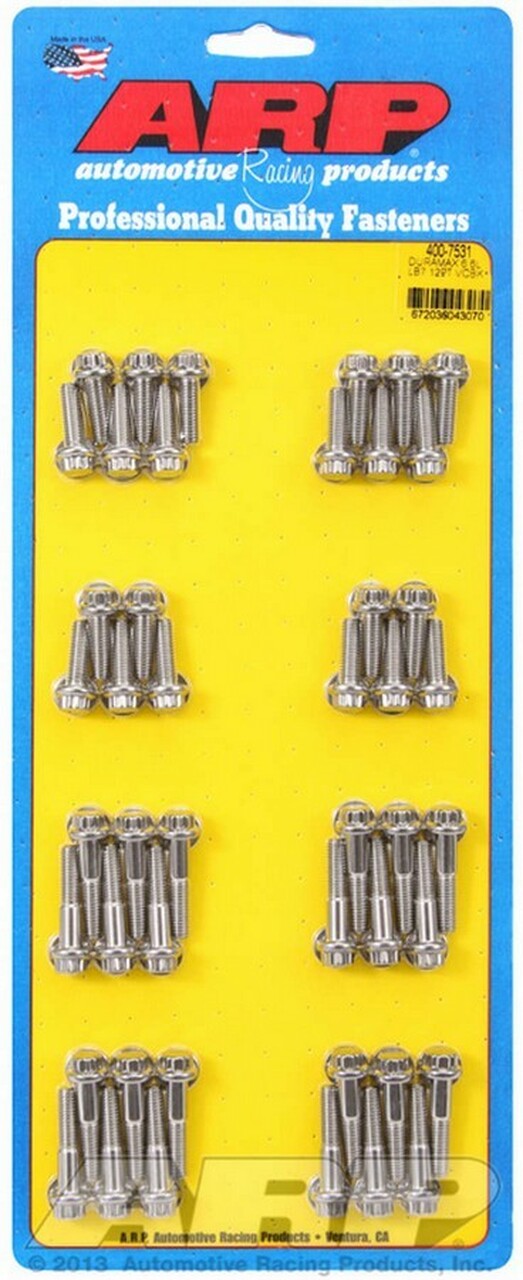 ARP Chevy Duramax 6.6L LB7 12pt Valve Cover Bolt Kit - Mammoth Racing -