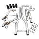 AWE Tuning 16-19 Chevy Camaro SS Resonated Cat-Back Exhaust -Track Edition (Quad Diamond Black Tips) - Mammoth Racing -