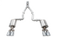 AWE Tuning 2015+ Dodge Challenger 6.4L/6.2L Non-Resonated Touring Edition Exhaust - Quad Silver Tips - Mammoth Racing -