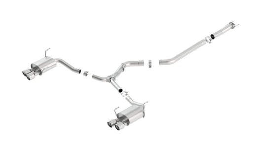 AWE Tuning Subaru WRX/STI VA/GV Sedan Track Edition Exhaust - Chrome Silver Tips (102mm) - My Store