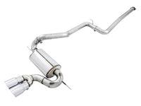 AWE Tuning Ford Focus ST Touring Edition Cat-back Exhaust - Resonated - Diamond Black Tips - My Store